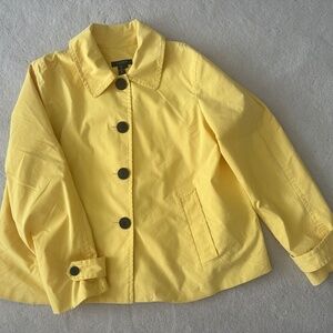 Ladies short yellow jacket